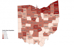 Puerto Ricans in Ohio State, 2019